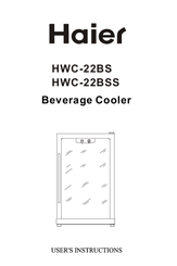 Haier HWC-22BS User Instructions