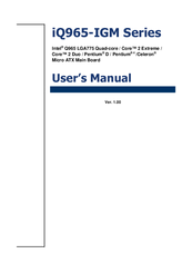 Advansus iQ965-IGM User Manual