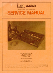 Arp Avatar 2225 Service Manual