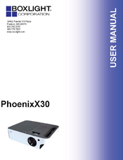 BOXLIGHT PhoenixX30 User Manual