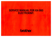 Brother KH-900 Service Manual