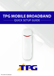 TPG USB E1762 Quick Setup Manual