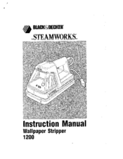 Black & Decker 1200 Instruction Manual