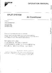 Daikin FVY125FV1-VAL Operation Manual