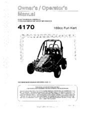 ASW 4170 Owner's/Operator's Manual