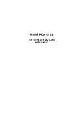 Advantech PCA-6136 User Manual