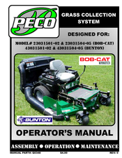 Peco 43031501-02 Operator's Manual