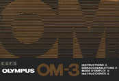 Olympus om-3 Instructions Manual