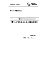 SpeedLeader LVP2200 User Manual