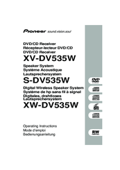 Pioneer XV-DV535W Operating Instructions Manual