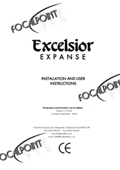 Focal Point Excelsior Expanse Installation And User Instructions Manual