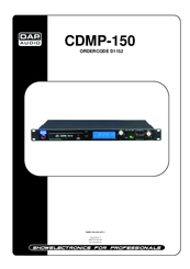 DAPAudio CDMP-150 Product Manual
