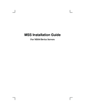 Lantronix MSS4-D Installation Manual