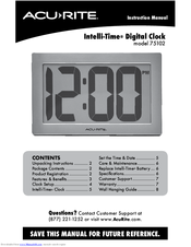 AcuRite Intelli-Time 75102 Instruction Manual