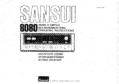 Sansui  Service Manual  für 8080 990 DB  Copy 9090 DB  890 