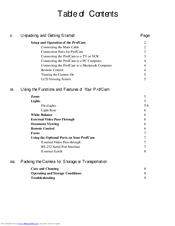 ClearOne ProfCam User Manual