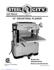Steel City 40260H User Manual