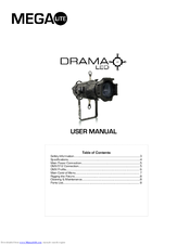 MegaLite Drama W LED User Manual