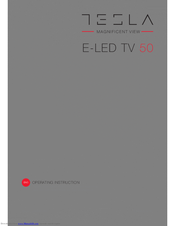 Tesla E-LED TV 39 J39E601B1 Operating Instructions Manual
