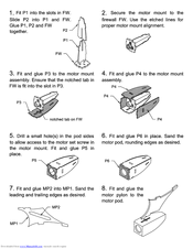 Park Scale Models Mini Drake Assembly Instructions Manual
