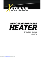 Xtream HK400FW Operation Manual