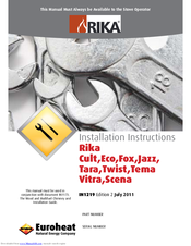 RIKA Twist Installation Instructions Manual