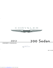 Chrysler 200 2012 Owner's Manual