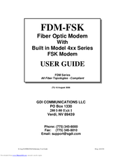 GDI FDM-FSK User Manual