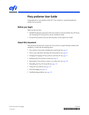 EFI Fiery proServer User Manual