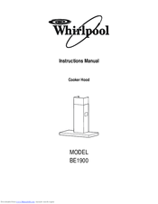 Whirlpool BE1900 Instruction Manual