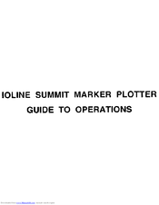 Ioline Summit Manual To Operations