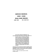 Commodore 8250 Service Manual