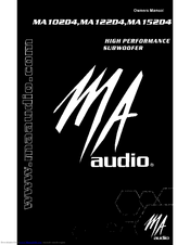 Ma Audio MA 152D4 Owner's Manual