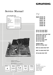 Grundig Melbourne SE 7210 A NIC/TOP Service Manual