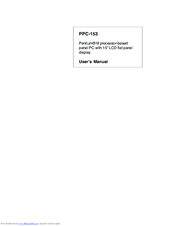 Advantech PPC-153 User Manual