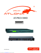 Atlona AT-PRO130HD Manual