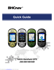 BHCnav NAVA 200 Quick Manual