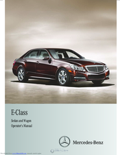 Mercedes-Benz 2012 E-Class Sedan Operator's Manual