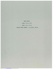 Rodgers Organ Company 36-C Owner's Manual