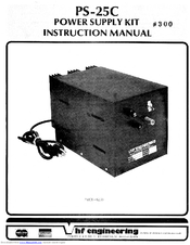 VHF Engineering PS-25C Instruction Manual
