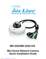 AirLive MD-3025-IVS Quick Installation Manual