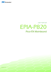 PICO epia-p820 User Manual