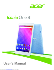 Acer Iconia One 8 User Manual