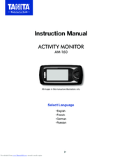 Tanita AM-160 Instruction Manual