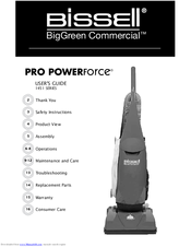 Bissell PRO POWERForce 1451 SERIES User Manual
