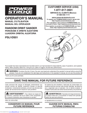 Power Stroke PSL1OS01 Operator's Manual