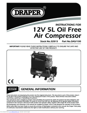 Draper DA5/100 Instructions Manual