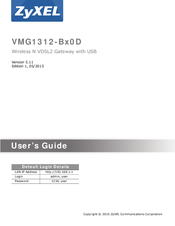 ZyXEL Communications VMG1312-BX0D User Manual