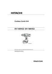 Hitachi DV 18DVC2 Handling Instructions Manual