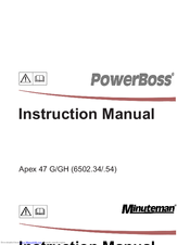 PowerBoss apex 47 gh Instruction Manual